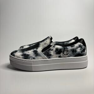 GBG Los Angeles Gollys2 Slip On Sneakers in Black/White Tie-Dye